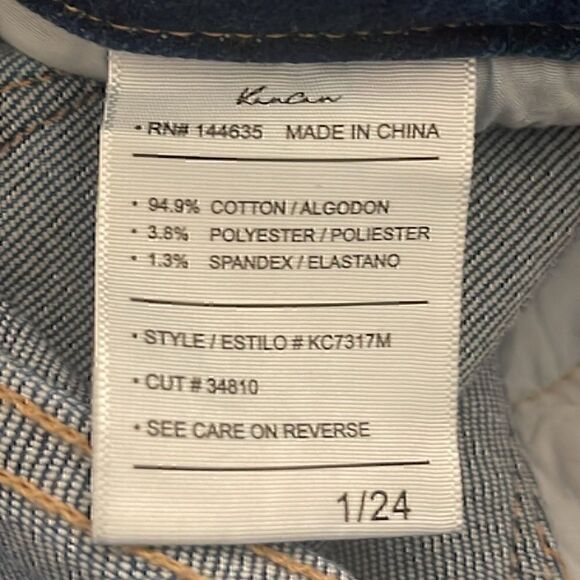 Kancan High Rise Ankle Skinny Denim Jeans with double button - Picture 6 of 6